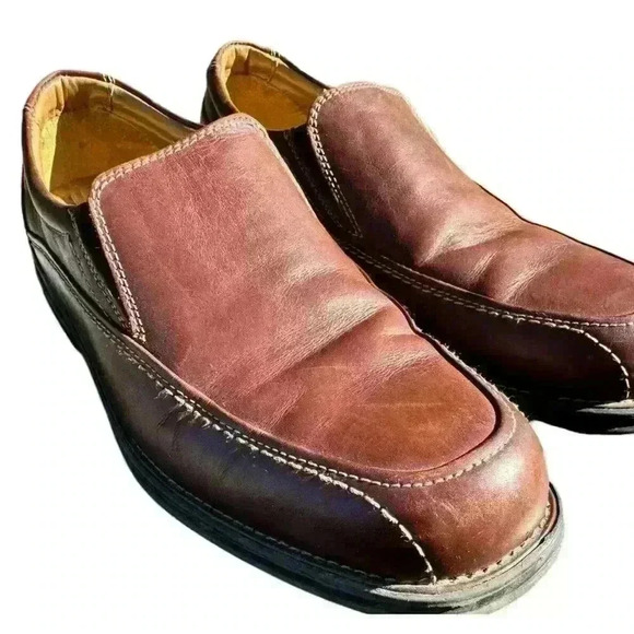 Brown Men’s Bass & Co Ulysses‎ Leather Loafers 9M - Picture 3 of 8